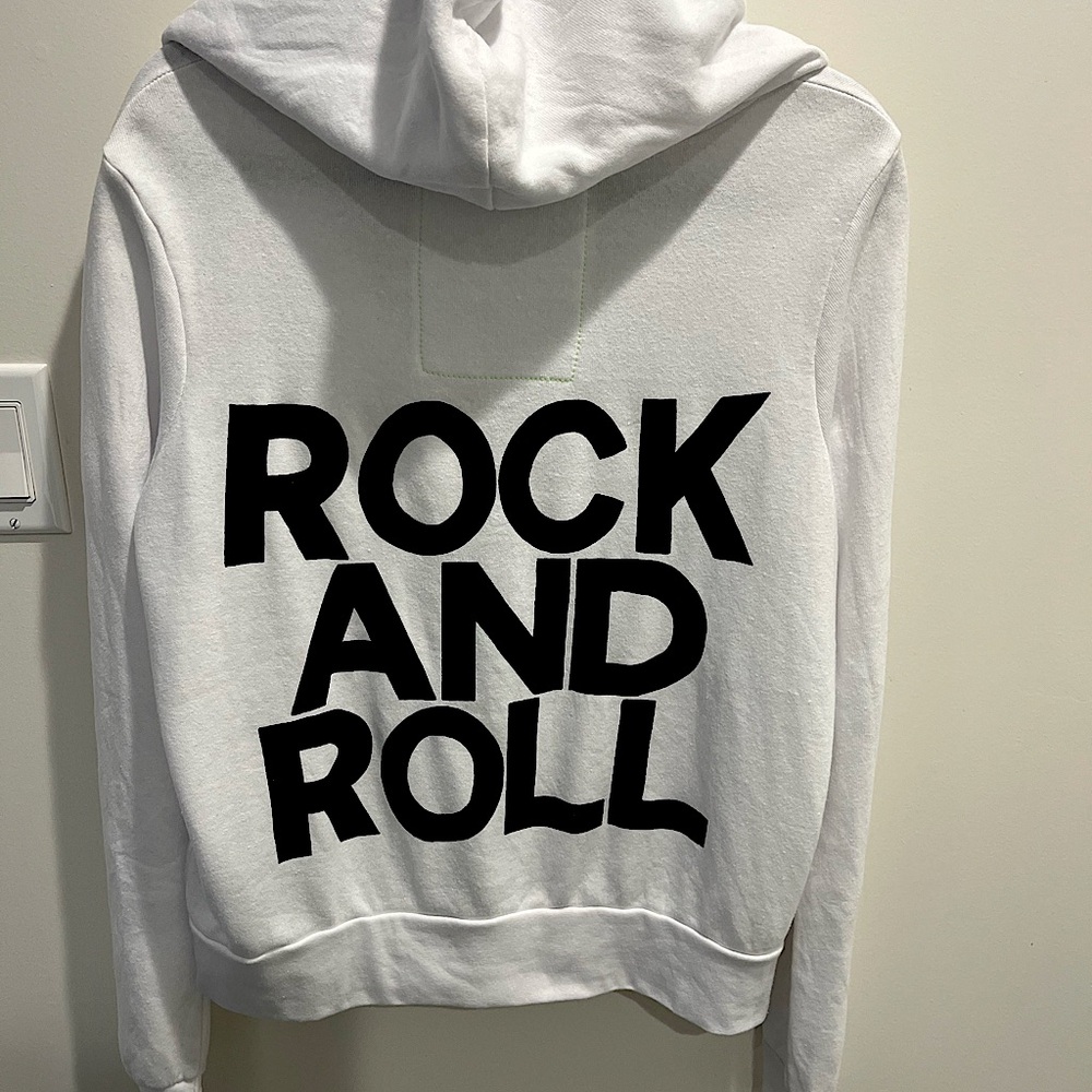 Aviator Nation “Rock and Roll”  zip-up hooded sweat jacket